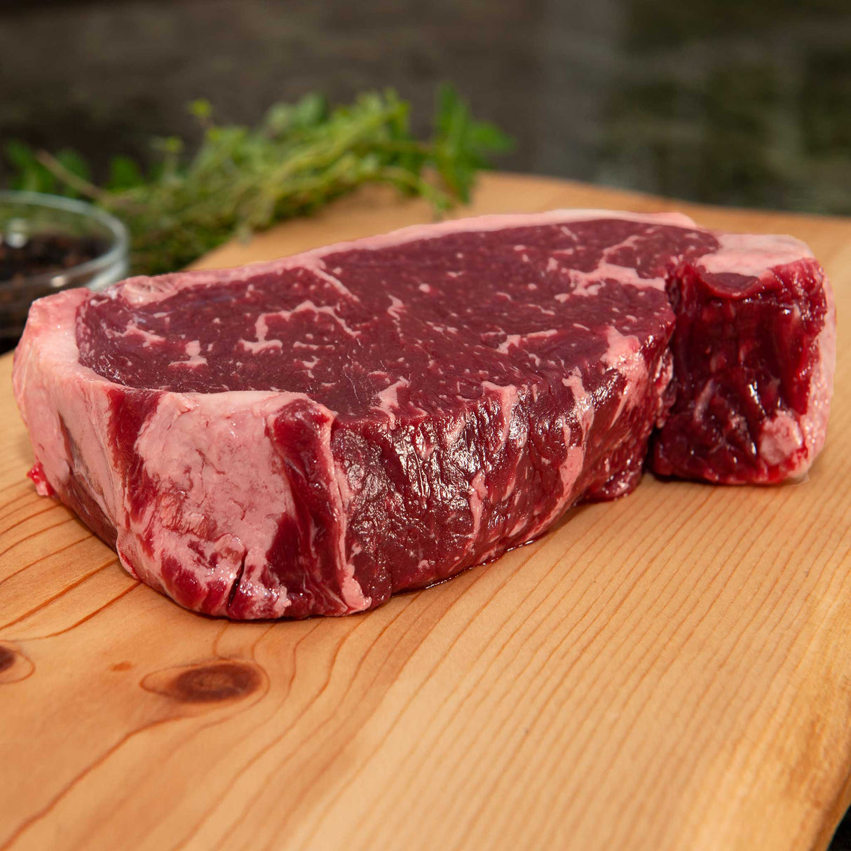 grass fed ny strip steak