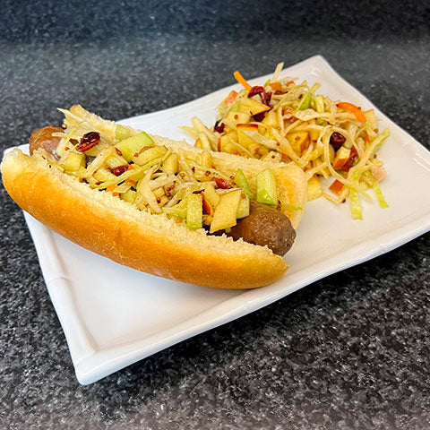 Acabonac Farms Fall Inspired Apple Cider Bratwurst