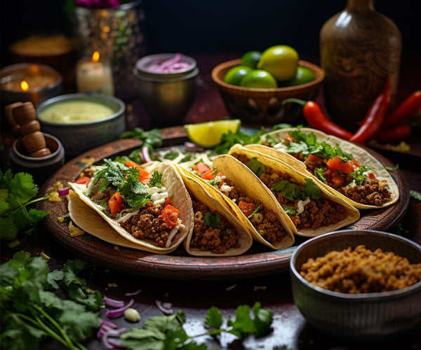 ground lamb tacos