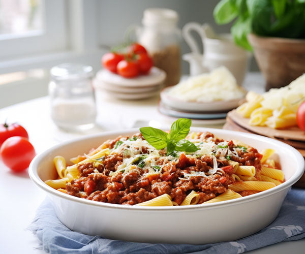 ground pork pasta