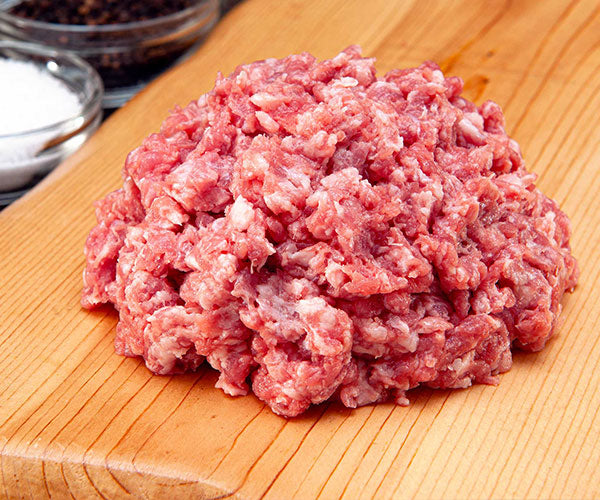 Is ground pork clearance good for dogs