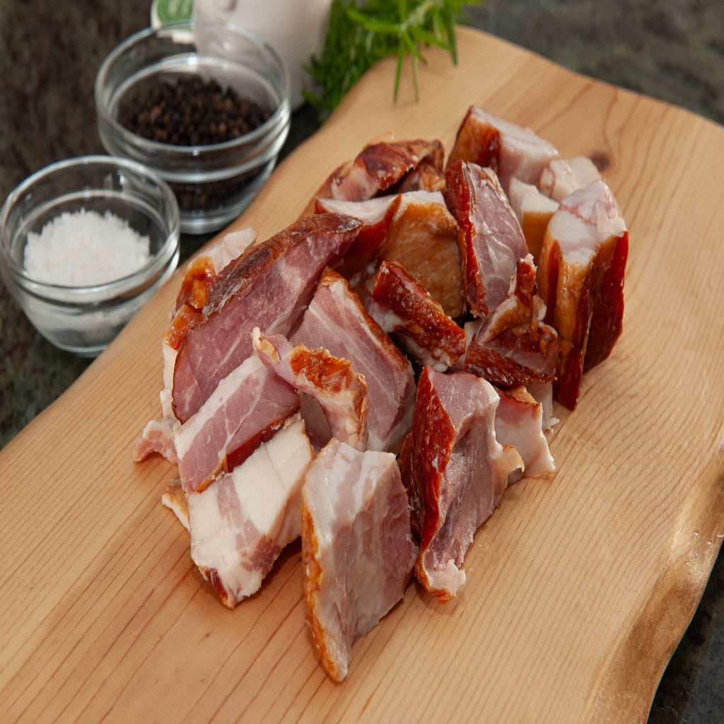 Pastured Uncured Pork Bacon Ends Grass Fed Bacon Acabonac Farms
