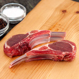 double cut lamb rib chops