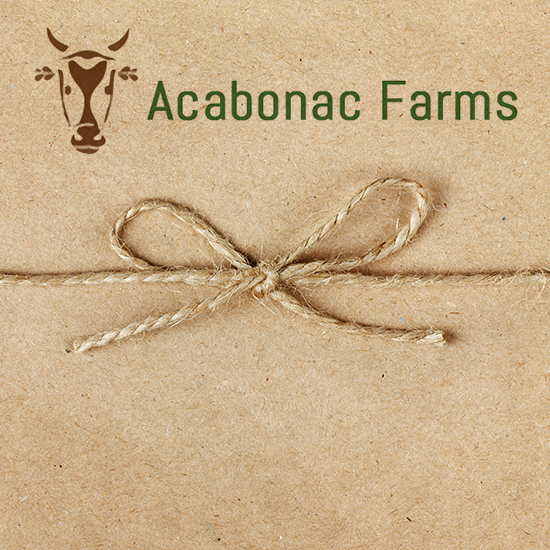 Acabonac Farms Grassfed Beef Gift Cards - Great Gifts