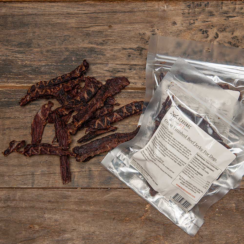 Grass Fed Single Ingredient Beef Jerky For Dogs