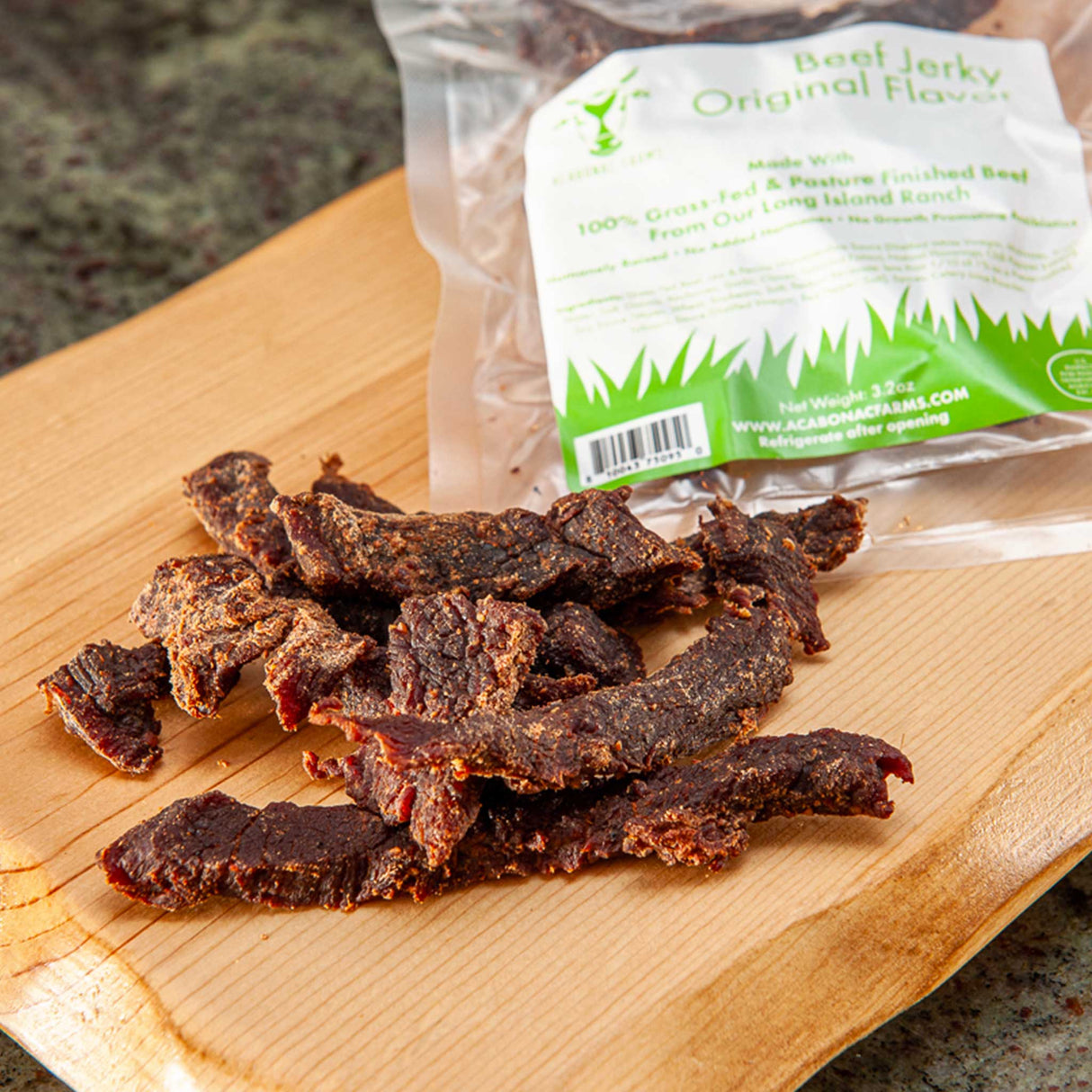 grass fed beef jerky