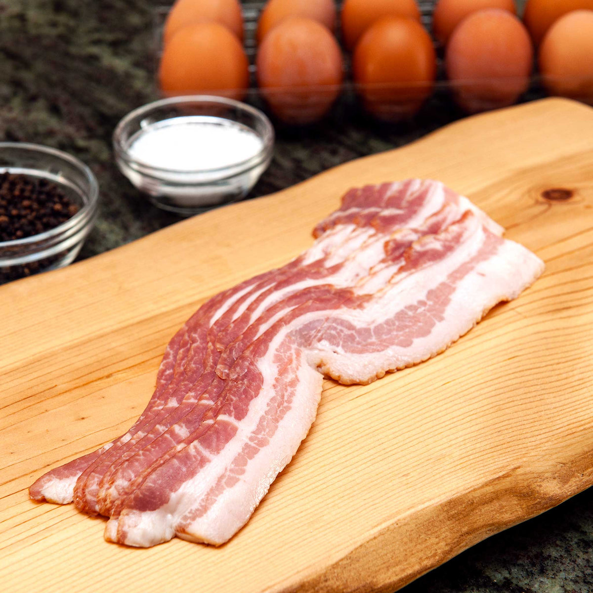 pasture raised pork bacon
