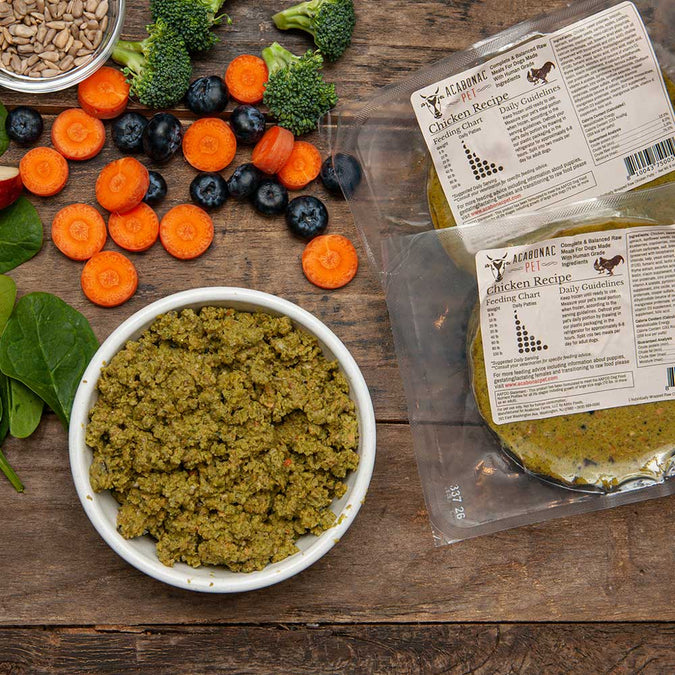 Picture of Pastured Chicken Raw Dog Food | Acabonac Farms