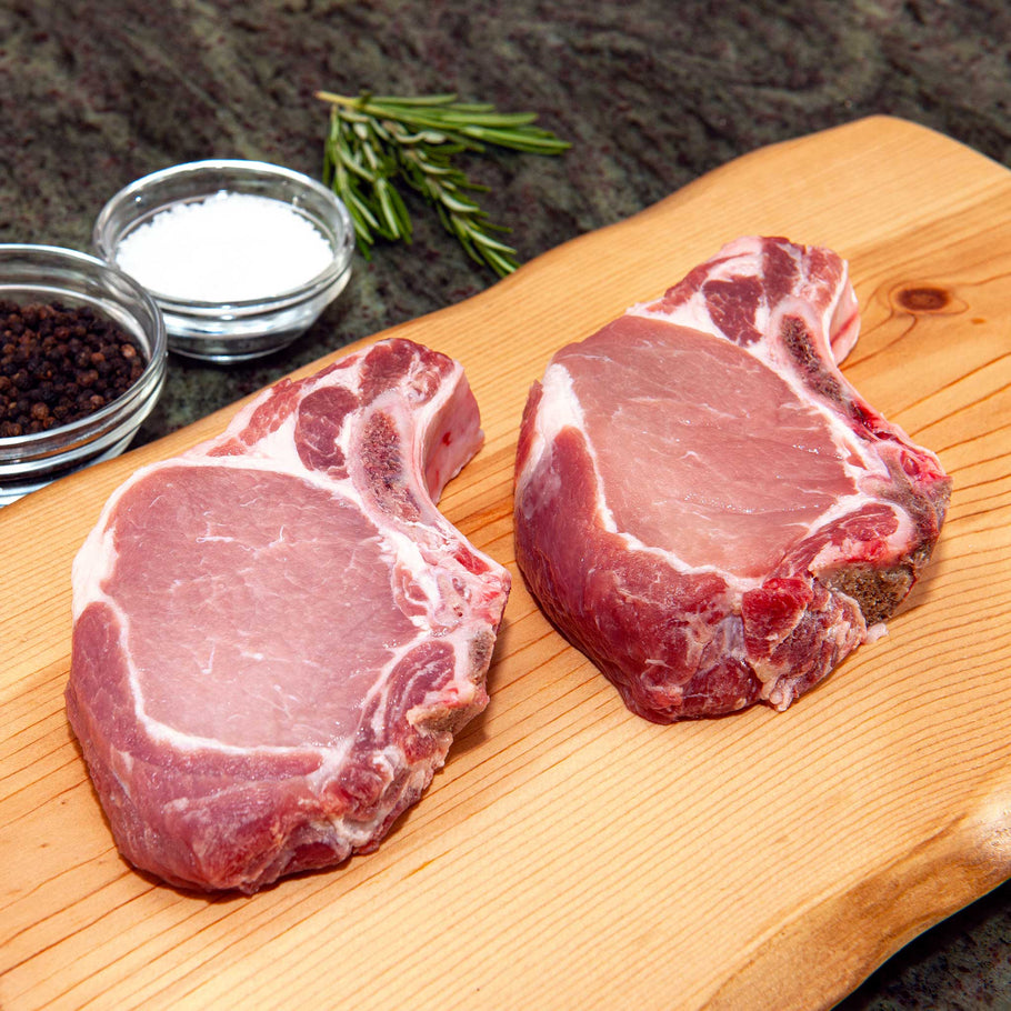 Pastured pork chops
