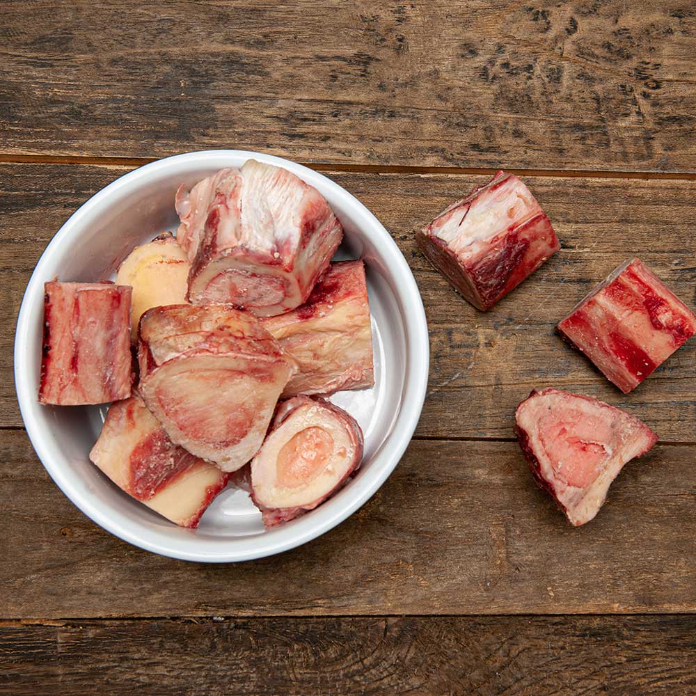 1.5&quot; Fresh 100% Grass Fed Marrow Bones For Dogs