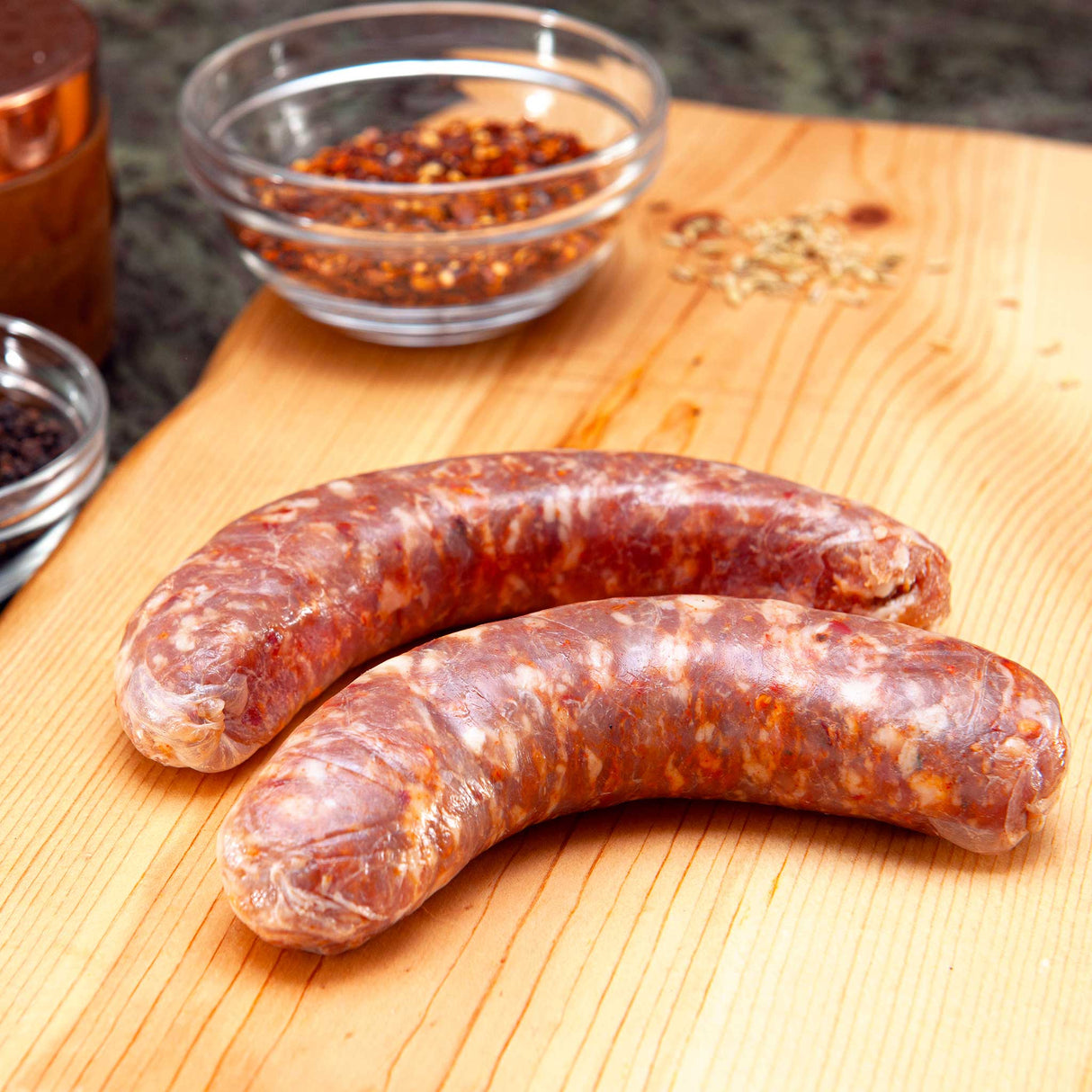 spicy pork sausage